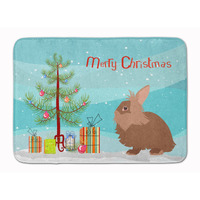 "Caroline's Treasures Lionhead Rabbit Christmas Floor Mat, 19"" x 27"", Multicolor"