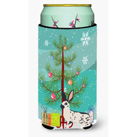 "Caroline's Treasures English Spot Rabbit Christmas Decorative Can Hugger, Tall, Multicolor"