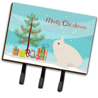 "Caroline's Treasures Hermelin Rabbit Christmas Wall Hook, Triple"
