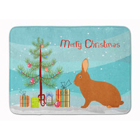 "Caroline's Treasures Rex Rabbit Christmas Floor Mat, 19"" x 27"", Multicolor"