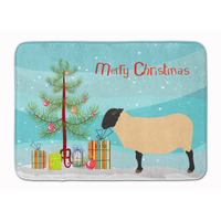 "Caroline's Treasures Suffolk Sheep Christmas Floor Mat, 19"" x 27"", Multicolor"