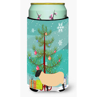 "Caroline's Treasures Suffolk Sheep Christmas Decorative Can Hugger, Tall, Multicolor"