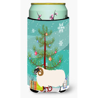 "Caroline's Treasures Scottish Blackface Sheep Christmas Decorative Can Hugger, Tall, Multicolor"