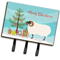 "Caroline's Treasures Scottish Blackface Sheep Christmas Wall Hook, Triple"