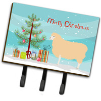 "Caroline's Treasures English Leicester Longwool Sheep Christmas Wall Hook, Triple, Multicolor"