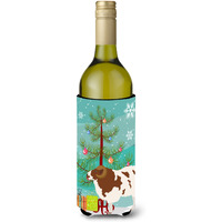"Caroline's Treasures Jacob Sheep Christmas Decorative Bottle Hugger, 750ml, Multicolor"