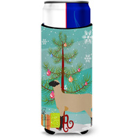 "Caroline's Treasures Hampshire Down Sheep Christmas Decorative Can Hugger, Slim, Multicolor"