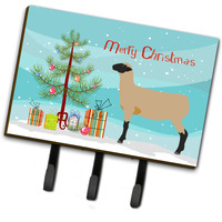 "Caroline's Treasures Hampshire Down Sheep Christmas Wall Hook, Triple, Multicolor"