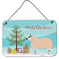"Caroline's Treasures Kerry Hill Sheep Christmas Metal Print, 8"" x 12"", Multicolor"