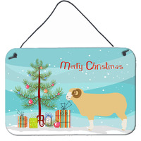"Caroline's Treasures Horned Dorset Sheep Christmas Metal Print, 8"" x 12"""