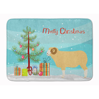 "Caroline's Treasures Horned Dorset Sheep Christmas Floor Mat, 19"" x 27"", Multicolor"