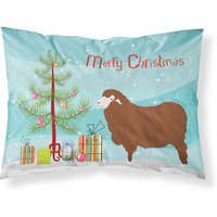 "Caroline's Treasures Merino Sheep Christmas Pillowcase, Standard, Multicolor"
