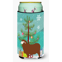 "Caroline's Treasures Merino Sheep Christmas Decorative Can Hugger, Tall, Multicolor"