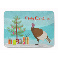 "Caroline's Treasures Bourbon Red Turkey Hen Christmas Floor Mat, 19"" x 27"", Multicolor"