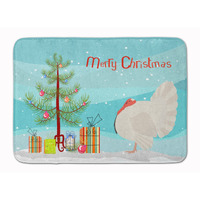 "Caroline's Treasures White Holland Turkey Christmas Floor Mat, 19"" x 27"", Multicolor"