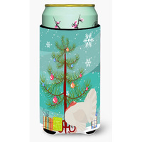 "Caroline's Treasures White Holland Turkey Christmas Decorative Can Hugger, Tall, Multicolor"