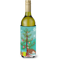 "Caroline's Treasures Jersey Buff Turkey Hen Christmas Decorative Bottle Hugger, 750ml, Multicolor"