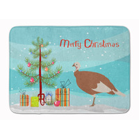 "Caroline's Treasures Jersey Buff Turkey Hen Christmas Floor Mat, 19"" x 27"", Multicolor"