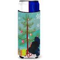 "Caroline's Treasures Norfolk Black Turkey Christmas Decorative Can Hugger, Slim, Multicolor"