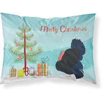 "Caroline's Treasures Norfolk Black Turkey Christmas Pillowcase, Standard, Multicolor"