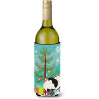 "Caroline's Treasures Royal Palm Turkey Christmas Decorative Bottle Hugger, 750ml, Multicolor"