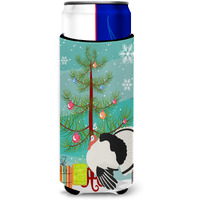 "Caroline's Treasures Royal Palm Turkey Christmas Decorative Can Hugger, Slim, Multicolor"