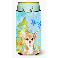 "Caroline's Treasures Chihuahua Christmas Decorative Can Hugger, Tall, Multicolor"