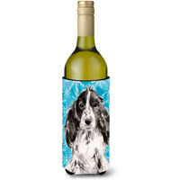 "Caroline's Treasures Black Parti Winter Decorative Bottle Hugger, 750ml, Multicolor"