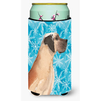 "Caroline's Treasures Fawn Natural Dane Winter Decorative Can Hugger, Tall, Multicolor"