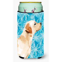 "Caroline's Treasures Yellow Labrador #2 Winter Decorative Can Hugger, Tall, Multicolor"