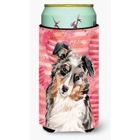 "Caroline's Treasures Australian Shepherd Love Decorative Can Hugger, Tall, Multicolor"