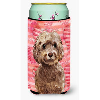 "Caroline's Treasures Brown Cockapoo Love Decorative Can Hugger, Tall, Multicolor"