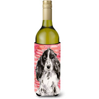 "Caroline's Treasures Black Parti Love Decorative Bottle Hugger, 750ml, Multicolor"