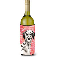 "Caroline's Treasures Dalmatian Love Decorative Bottle Hugger, 750ml, Multicolor"