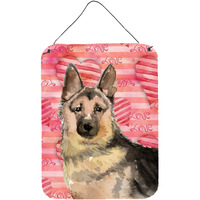 "Caroline's Treasures German Shepherd Love Metal Print, 16"" x 12"", Multicolor"
