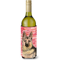 "Caroline's Treasures German Shepherd Love Decorative Bottle Hugger, 750ml, Multicolor"