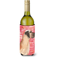 "Caroline's Treasures Fawn Natural Dane Love Decorative Bottle Hugger, 750ml, Multicolor"
