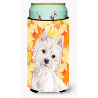 "Caroline's Treasures Westie Fall Decorative Can Hugger, Tall, Multicolor"