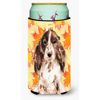 "Caroline's Treasures Brown Parti Fall Decorative Can Hugger, Tall, Multicolor"
