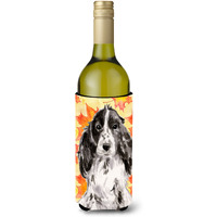 "Caroline's Treasures Black Parti Fall Decorative Bottle Hugger, 750ml, Multicolor"
