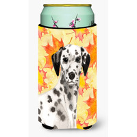 "Caroline's Treasures Dalmatian Fall Decorative Can Hugger, Tall, Multicolor"