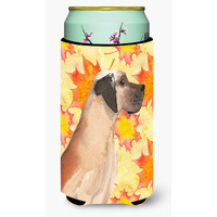 "Caroline's Treasures Fawn Natural Dane Fall Decorative Can Hugger, Tall, Multicolor"