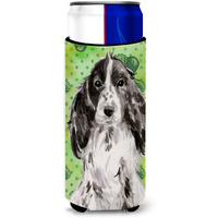 "Caroline's Treasures Black Parti St. Patrick's Decorative Can Hugger, Slim, Multicolor"