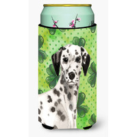"Caroline's Treasures Dalmatian St. Patrick's Decorative Can Hugger, Tall, Multicolor"