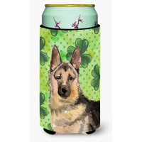 "Caroline's Treasures German Shepherd St. Patrick's Decorative Can Hugger, Tall, Multicolor"
