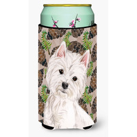 "Caroline's Treasures Westie Pine Cones Decorative Can Hugger, Tall, Multicolor"