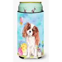 "Caroline's Treasures Blenheim Cavalier Spaniel Easter Decorative Can Hugger, Tall, Multicolor"