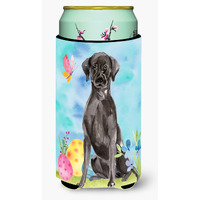 "Caroline's Treasures Black Labrador Easter Decorative Can Hugger, Tall, Multicolor"