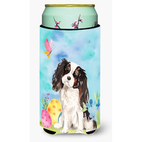 "Caroline's Treasures Tricolor Cavalier Spaniel Easter Decorative Can Hugger, Tall, Multicolor"