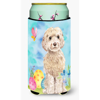 "Caroline's Treasures Champagne Cockapoo Easter Decorative Can Hugger, Tall, Multicolor"